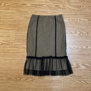 Y2k gothic babydoll coquette skirt